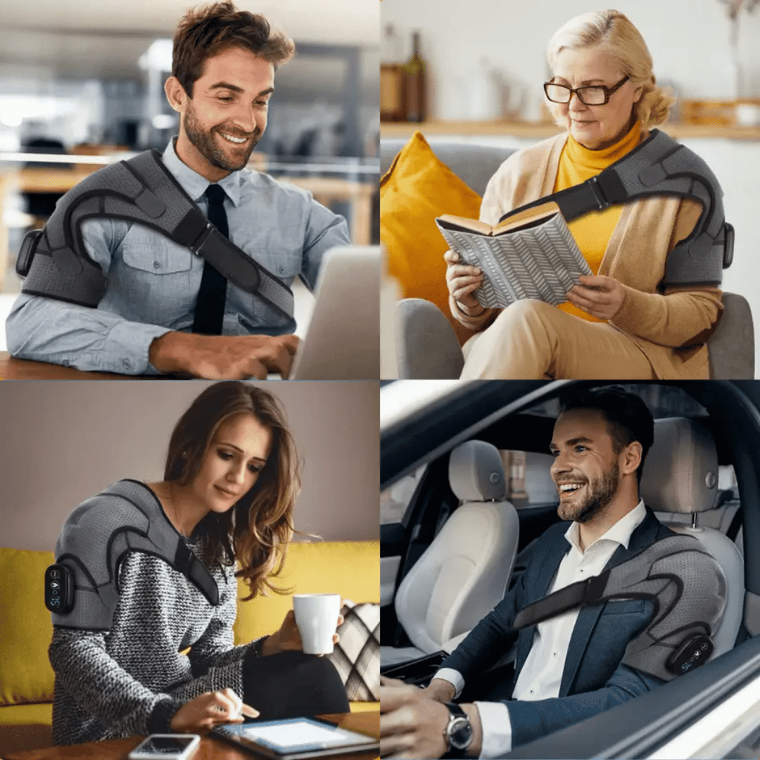 ShoulderCare™ מכשיר עיסוי כתף 3 ב-1